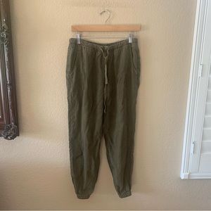 Bell Dahl Olive Green Tencel Joggers